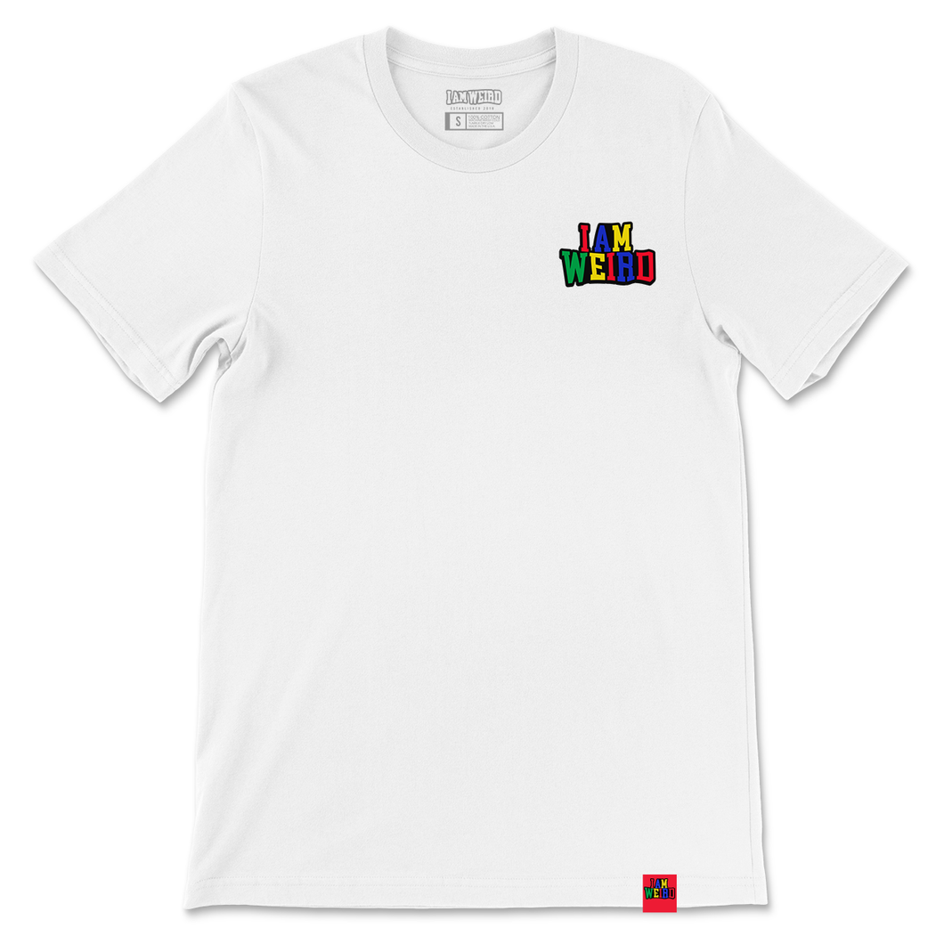 IAmWeird Box Logo Tee in white